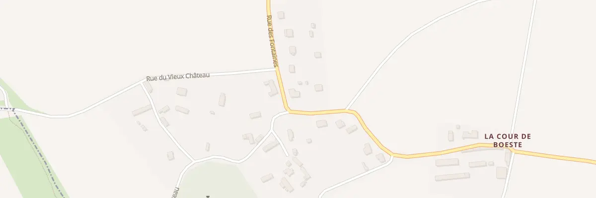 Plan du 90 Rue du Vieux Château à Guainville