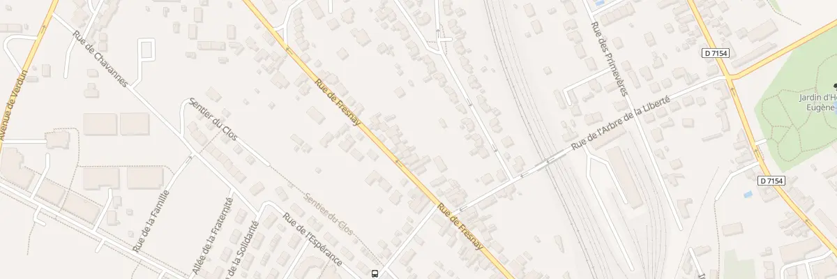 Plan du 44 Rue de Fresnay à Chartres