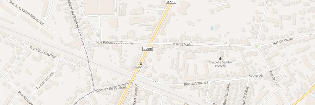 Plan du 97 Av du Maréchal Maunoury à Chartres