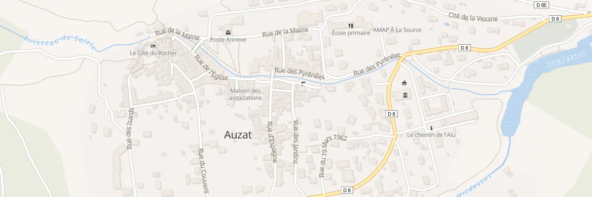 Plan du 949 Rue des Jardins à Auzat