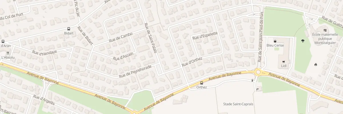 Plan du 7 Rue d’Orthez à L’Union