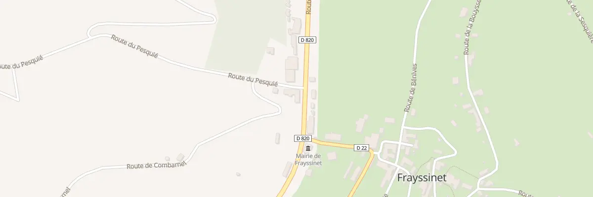 Plan du 1002 Rte de Cahors à Frayssinet