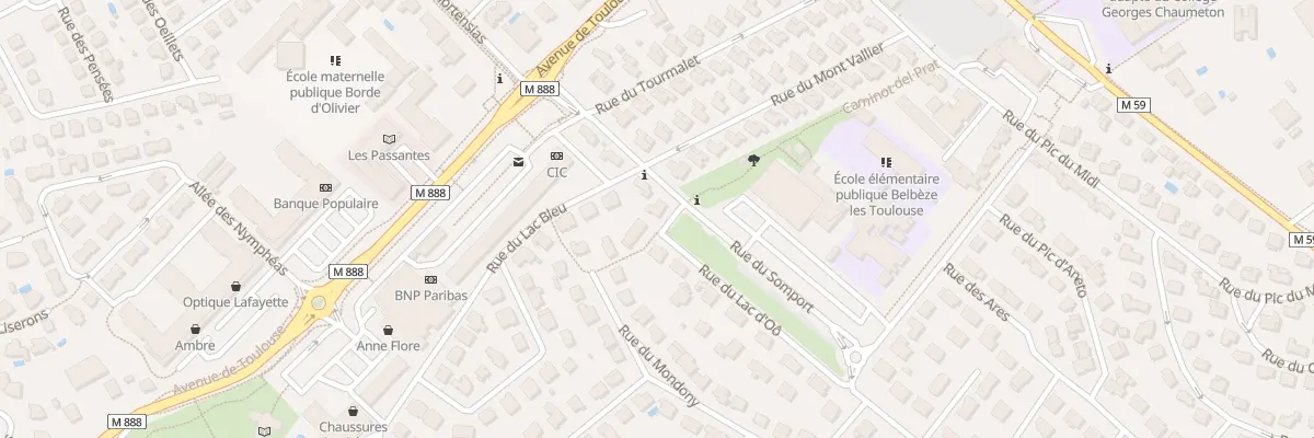 Plan du 43 Rue du Lac d’Oo à L’Union