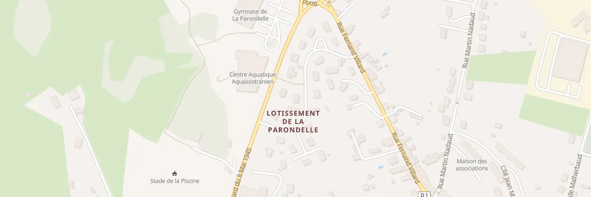 Plan du 16 Rue de La Parondelle à La Souterraine