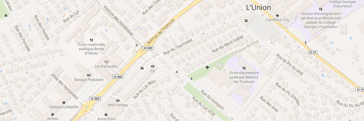 Plan du 22 Rue du Mont Vallier à L’Union