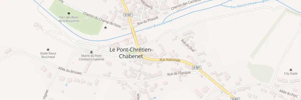 Plan du 57 Rue Nationale au Pont-Chrétien-Chabenet