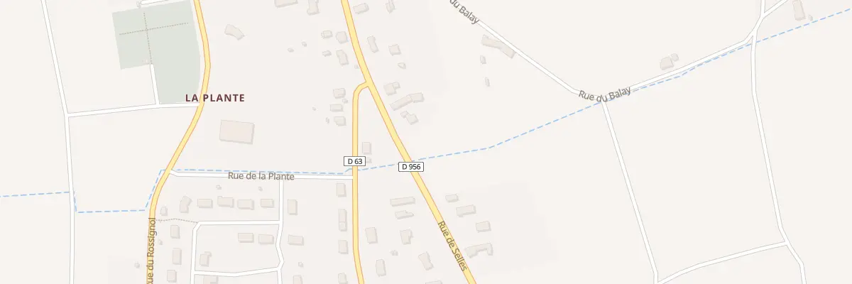 Plan du 5 Rue de Selles à Chémery