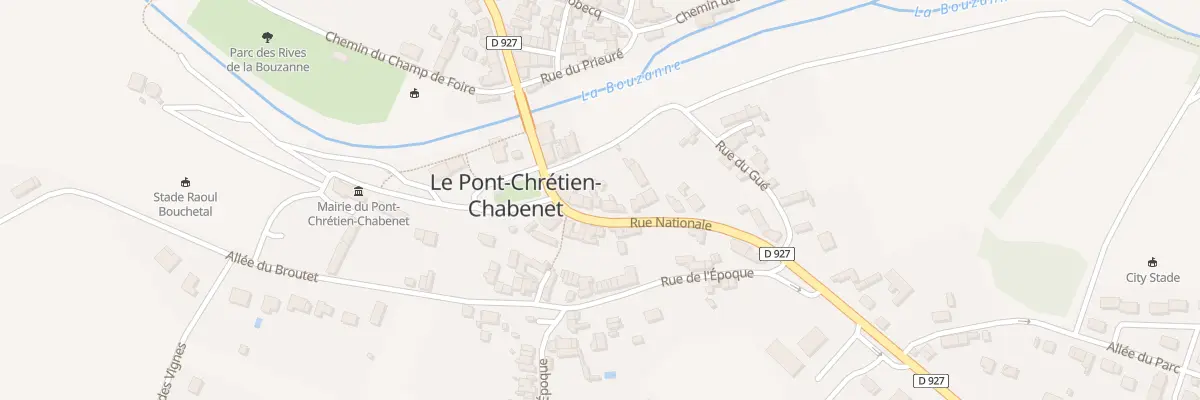 Plan du 59 Rue Nationale au Pont-Chrétien-Chabenet