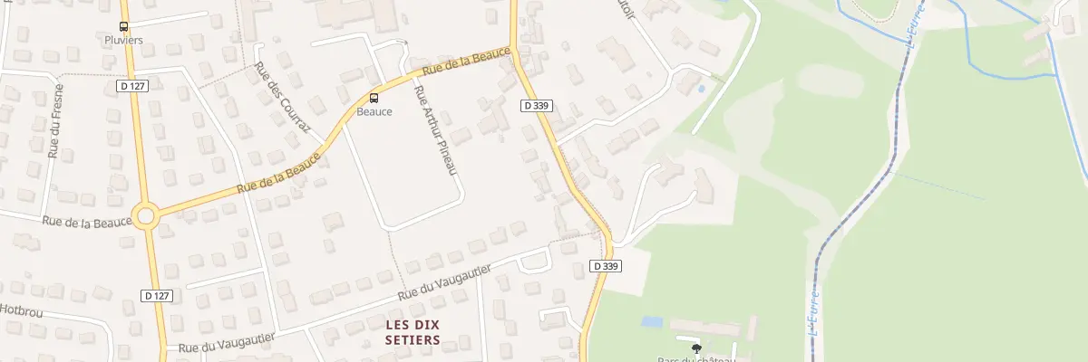 Plan du 24 Rue Jean de la Fontaine à Barjouville