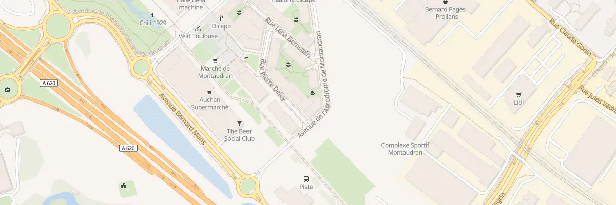 Plan du 2 Rue Pierre Deley à Toulouse