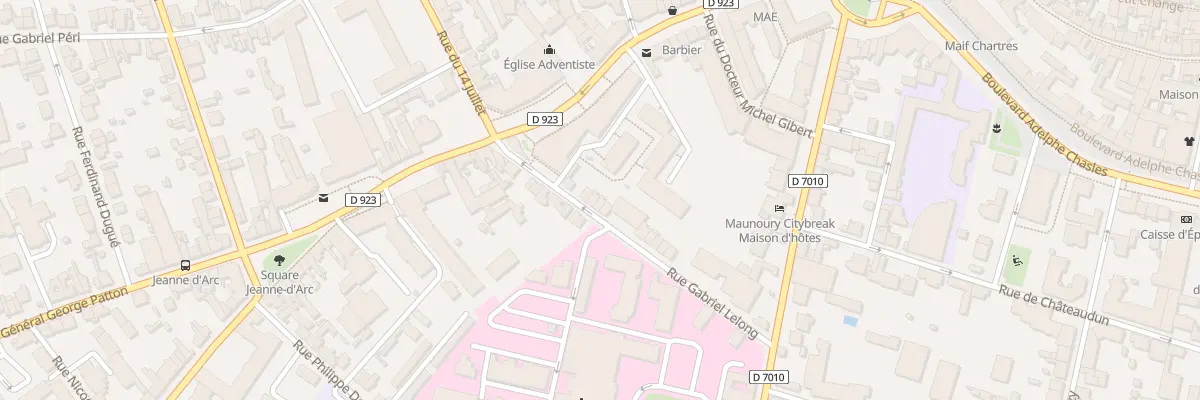Plan du 26 Rue Gabriel Lelong à Chartres