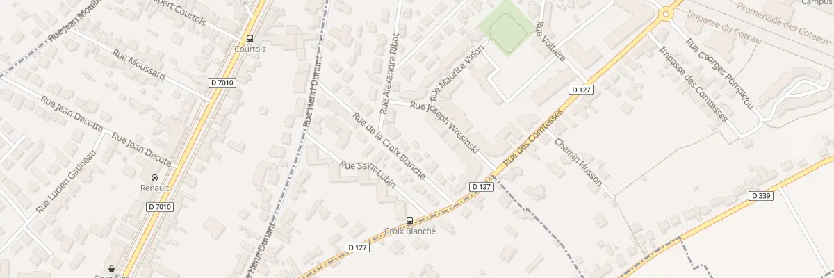 Plan du 18 Rue de la Croix Blanche à Chartres