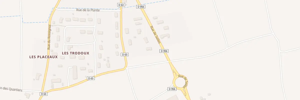 Plan du 8 Rue de Selles à Chémery