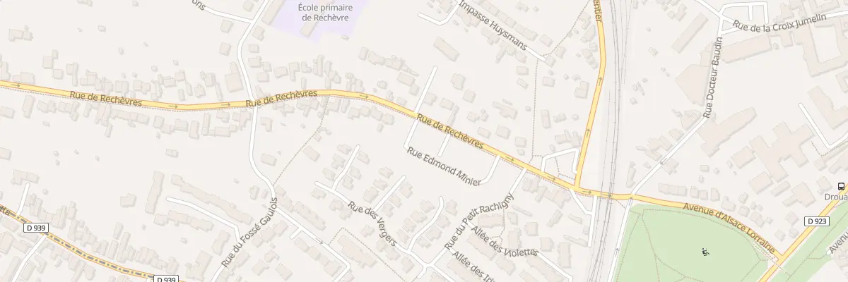 Plan du 1 Rue Edmond Minier à Chartres