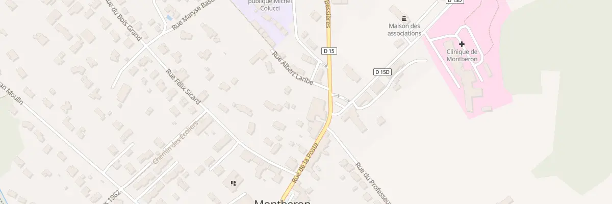 Plan du 13A Rue de la Poste à Montberon