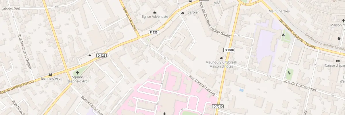 Plan du 24 Rue Gabriel Lelong à Chartres