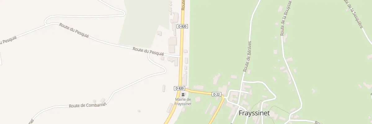 Plan du 1003 Rte de Cahors à Frayssinet