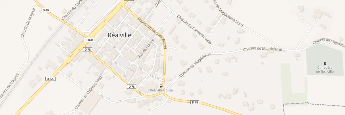 Plan du 15 Bd Jacques Virazel à Réalville