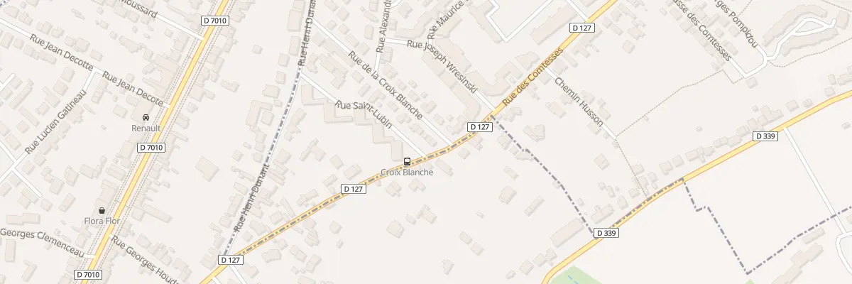Plan du 3 Rue de la Croix Blanche à Chartres
