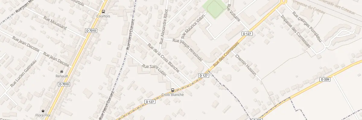 Plan du 14 Rue de la Croix Blanche à Chartres