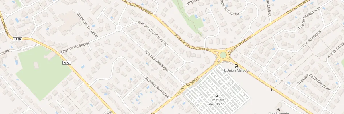 Plan du 5 Rue des Chardonnerets à L’Union