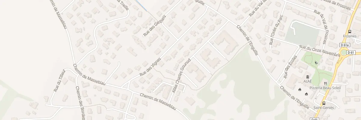 Plan du 27 All Charles Gounod à Saint-Geniès-Bellevue