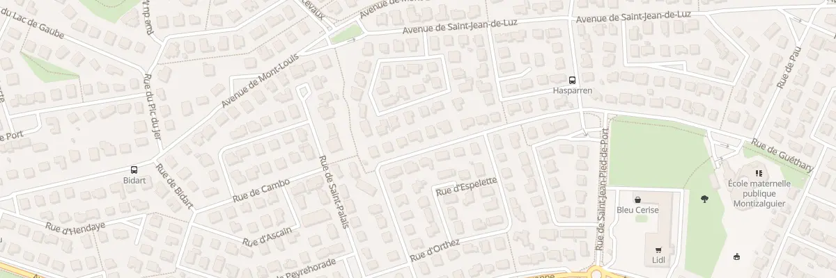 Plan du 23 Rue d’Orthez à L’Union