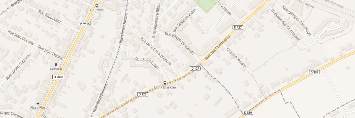 Plan du 10 Rue de la Croix Blanche à Chartres