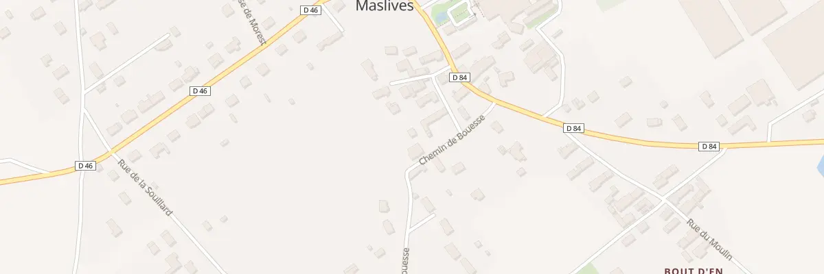 Plan du 97 Rue de Bouesse à Maslives