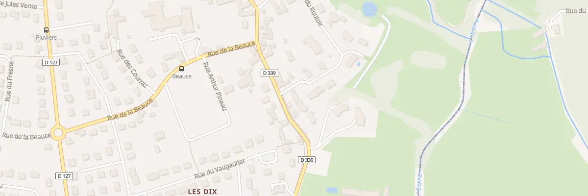 Plan du 19 Rue Jean de la Fontaine à Barjouville