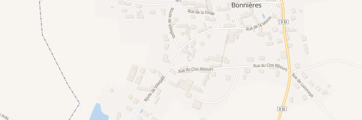 Plan du 17 Rte de Villegats à Chaufour-lès-Bonnières