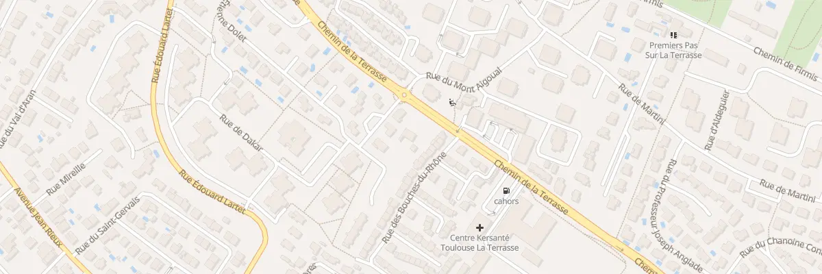 Plan du 45 Che de la Terrasse à Toulouse