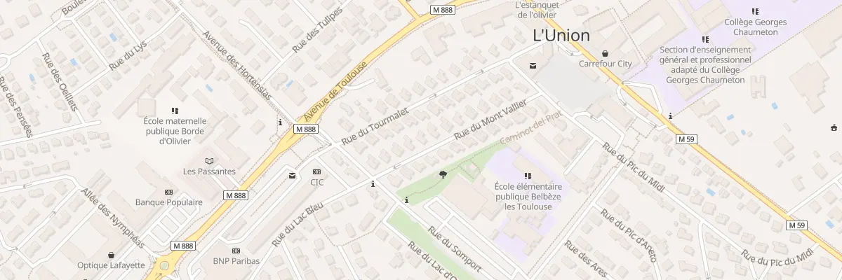 Plan du 16 Rue du Mont Vallier à L’Union