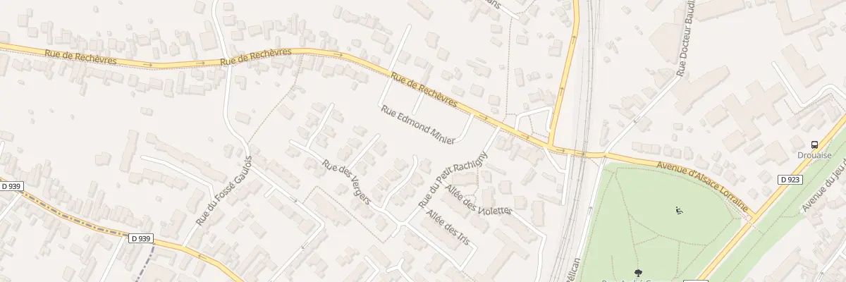 Plan du 18 Rue Edmond Minier à Chartres