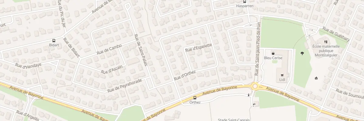 Plan du 3 Rue d’Espelette à L’Union