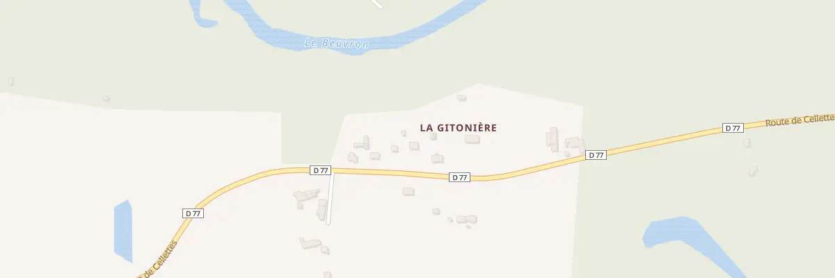 Plan du 1464 Rte de Cellettes à Tour-en-Sologne