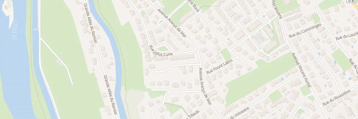 Plan du 46 Rue Joliot Curie à Auterive