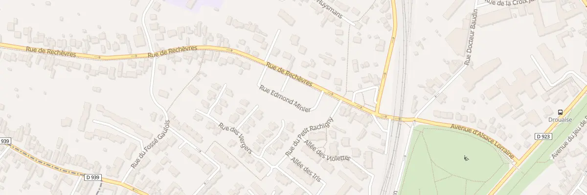 Plan du 3 All Edmond Minier à Chartres