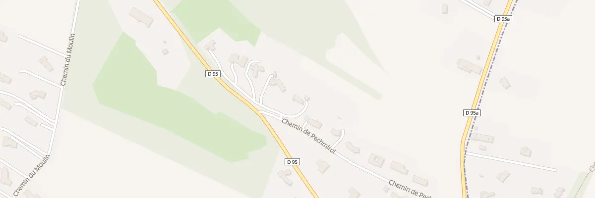 Plan du 5 Che de Pechmirol à Mervilla