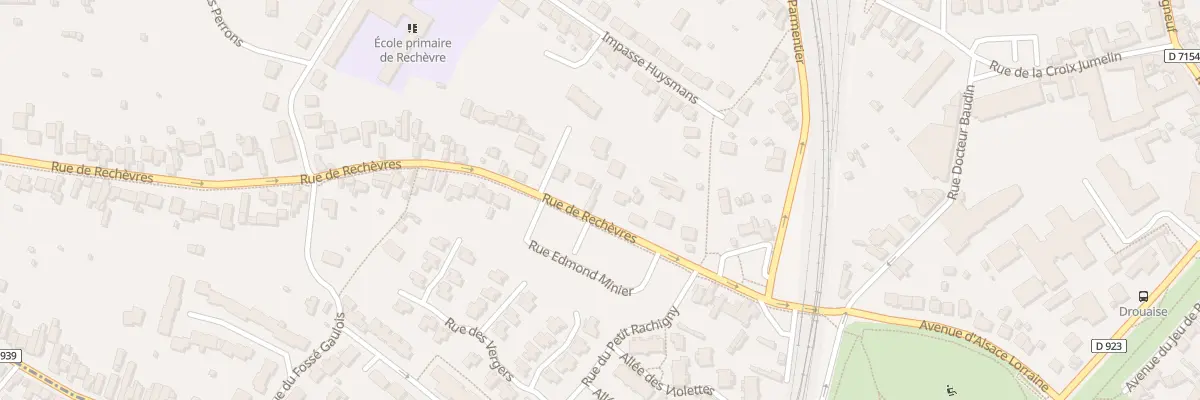 Plan du 24 Rue de Rechèvres à Chartres