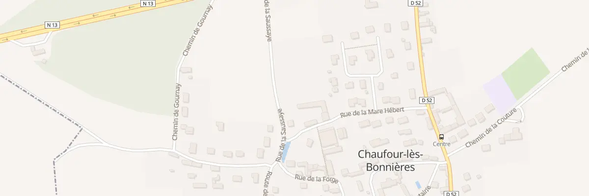 Plan du 11 Rte de Villegats à Chaufour-lès-Bonnières