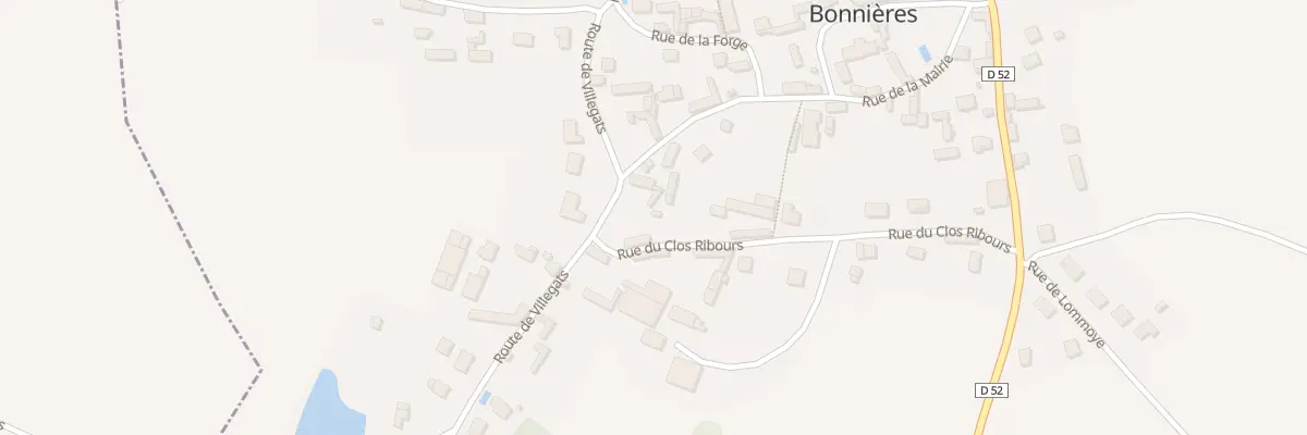 Plan du 18 Rue du Clos Ribours à Chaufour-lès-Bonnières