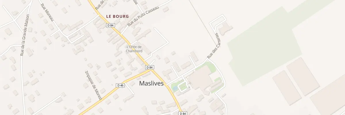 Plan du 16 Rue de Chambord à Maslives