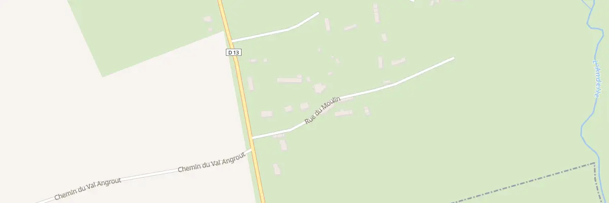 Plan du 81 Rue du Moulin à Rouvray-Catillon
