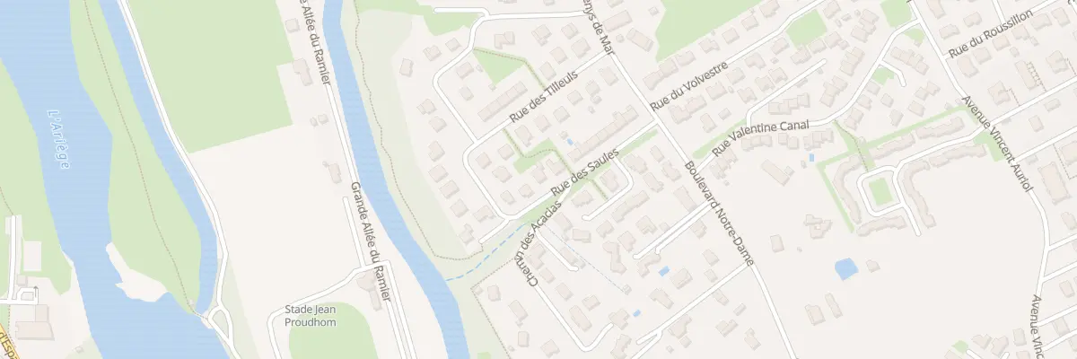 Plan du 18 Rue des Saules à Auterive