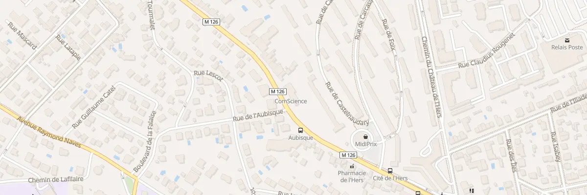 Plan du 173 Av de Castres à Toulouse