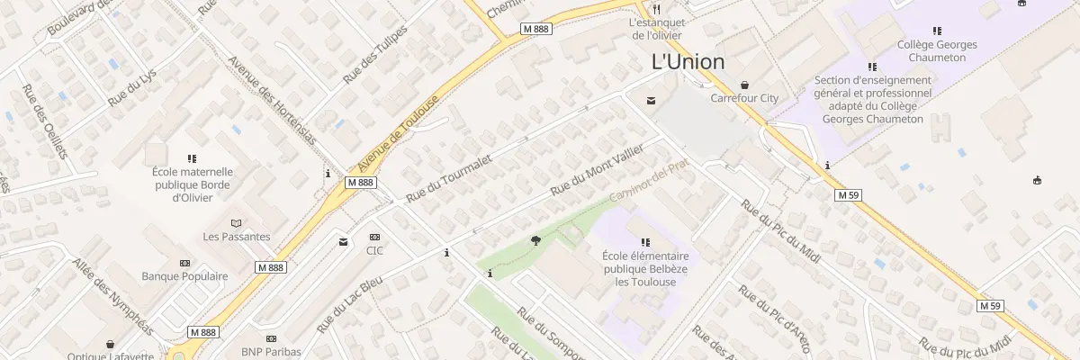 Plan du 12 Rue du Mont Vallier à L’Union