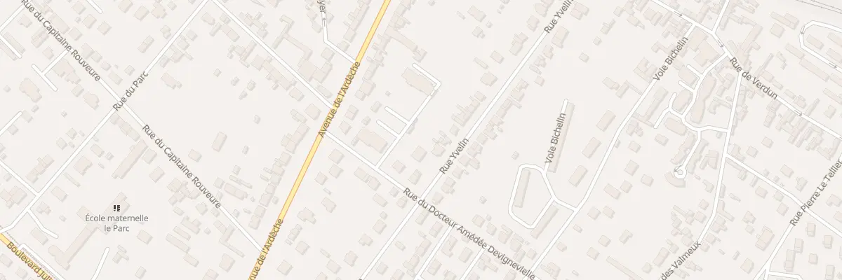 Plan du 32 Rue Yvelin à Vernon