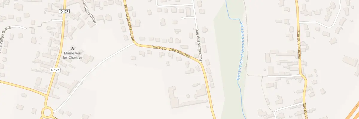 Plan du 10 Rue de la Voie Bouchée à Ver-lès-Chartres