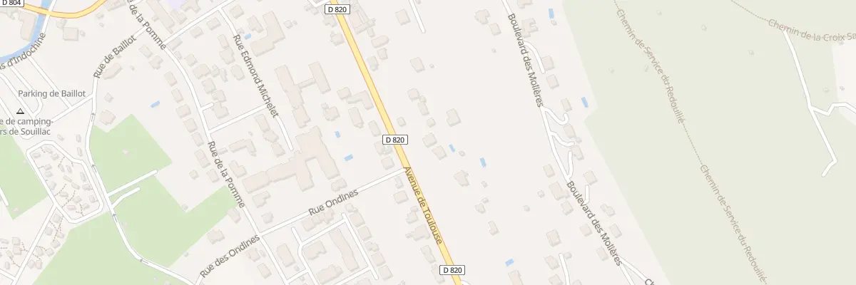 Plan du 62 Av de Toulouse à Souillac
